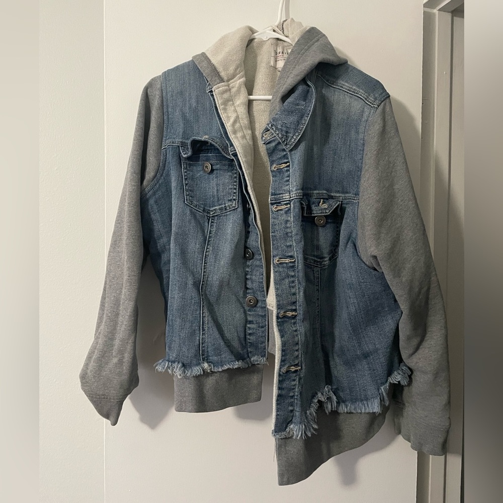 Torrid Denim denim vest/hoodie